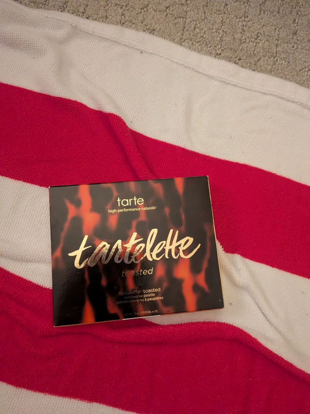 tarte Tartelette Toasted Eyeshadow Palette - black & gold Brand New